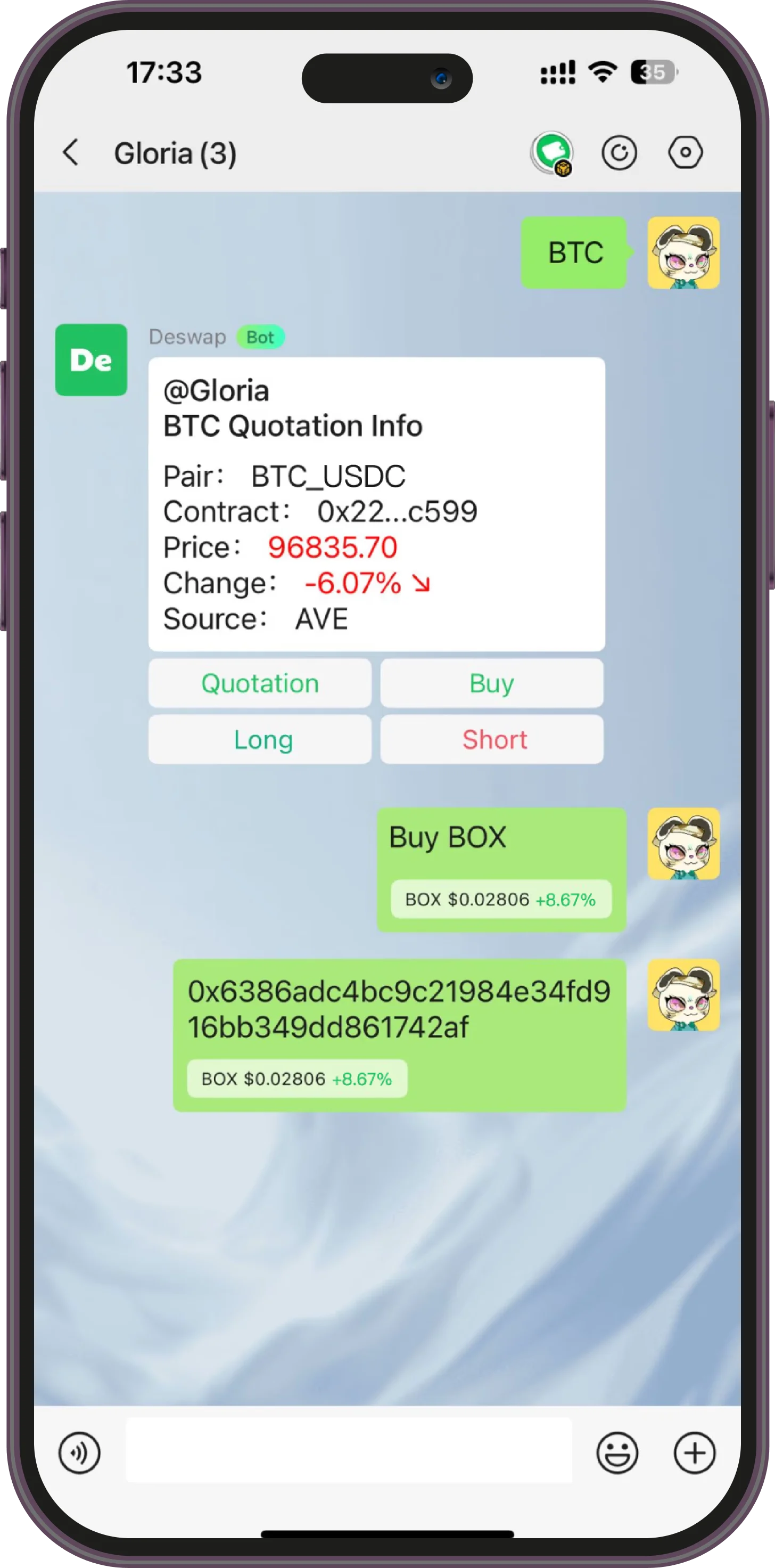 Chat Interface